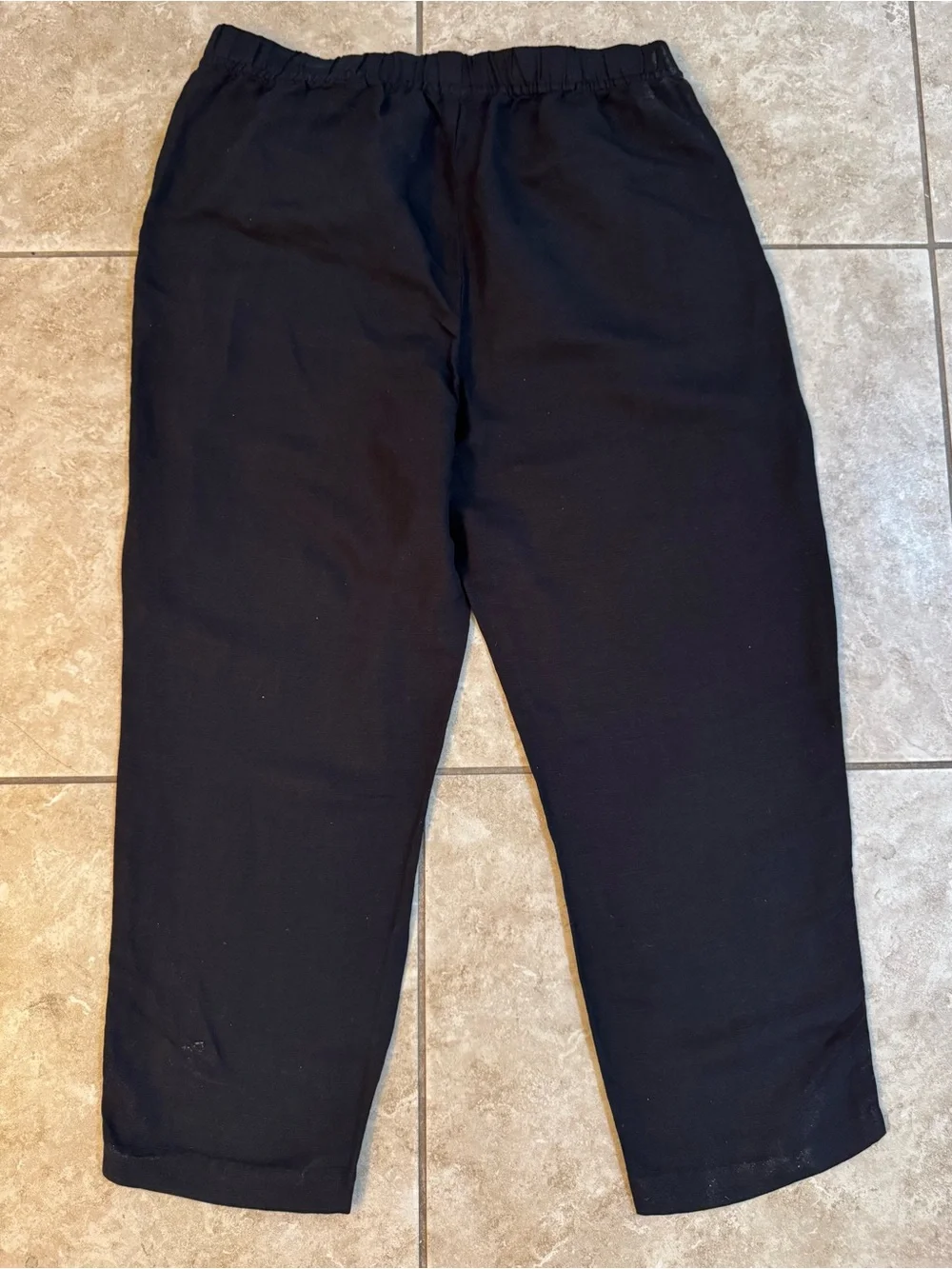 Women linen blend pants